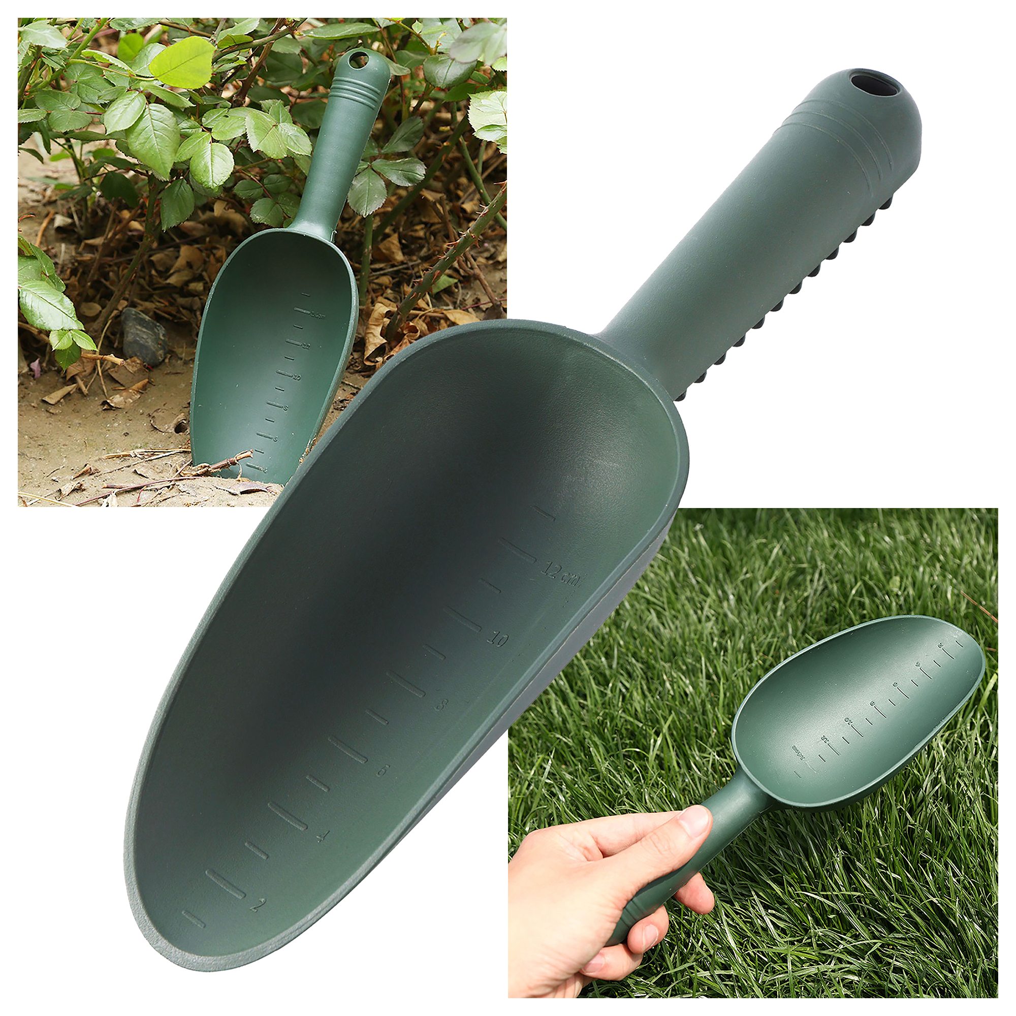 Soil Scoop Tool - Garden Scoop Multi-function Soil Plastic Shovel