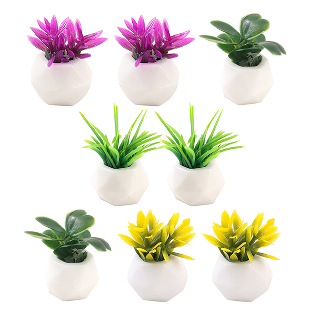 8Pcs Mini Bonsai Ornament Resi - Bonsai Garden House reseña y precio