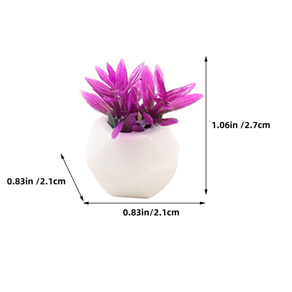 8Pcs Mini Bonsai Ornament Resi - Bonsai Garden House reseña y precio
