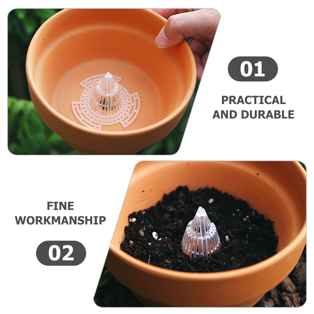 24Pcs Cone Plastic Flower Pot  - Bonsai Garden Pot reseña y precio