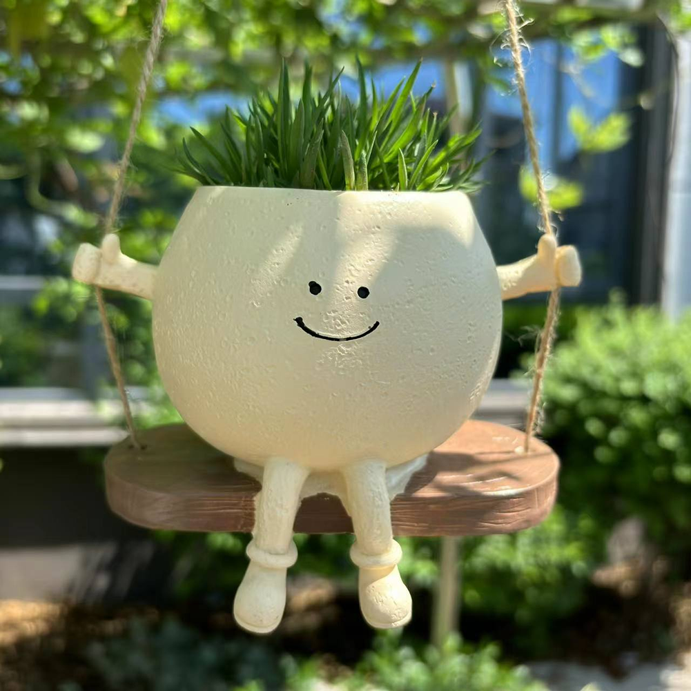 Chair/Swing Smile Face Planter - Japanese Garden Bonsai reseña y precio