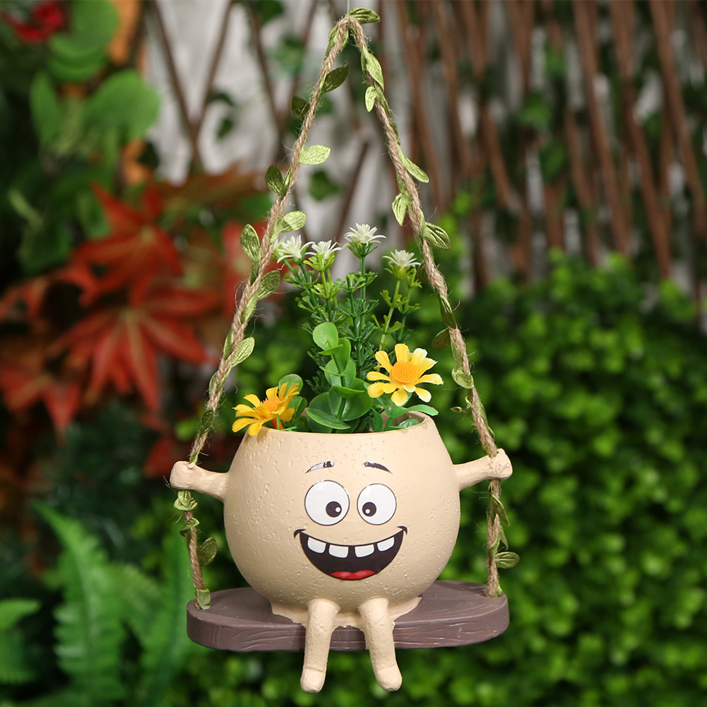 Chair/Swing Smile Face Planter - Japanese Garden Bonsai reseña y precio