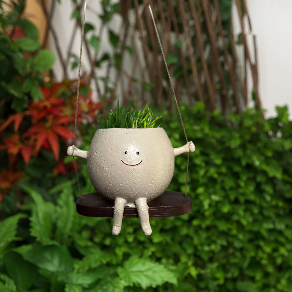 Chair/Swing Smile Face Planter - Japanese Garden Bonsai reseña y precio