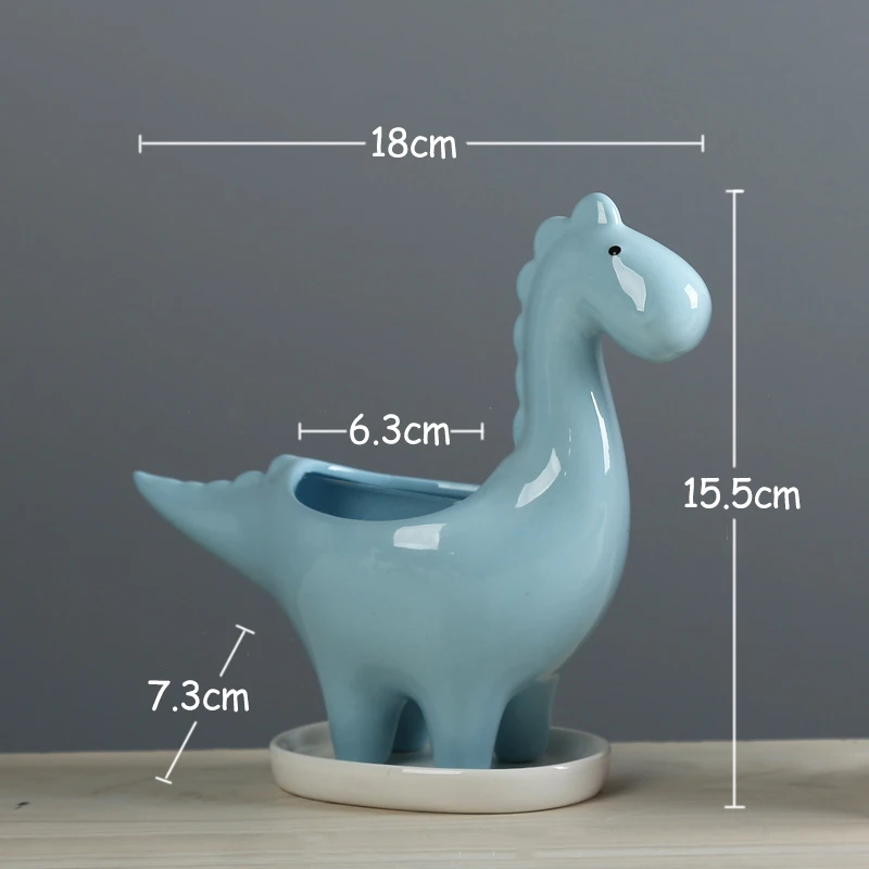 Ceramic Cartoon Dinosaur Plant - Japanese Garden Bonsai reseña y precio
