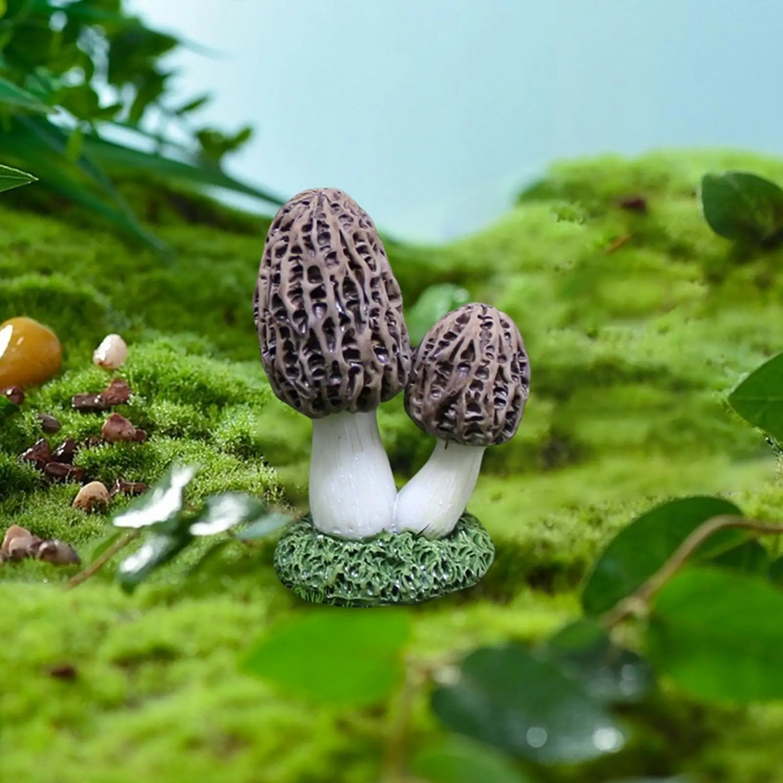 Mini Resin Mushroom Shaped Sta - Bonsai Garden Desk reseña y precio