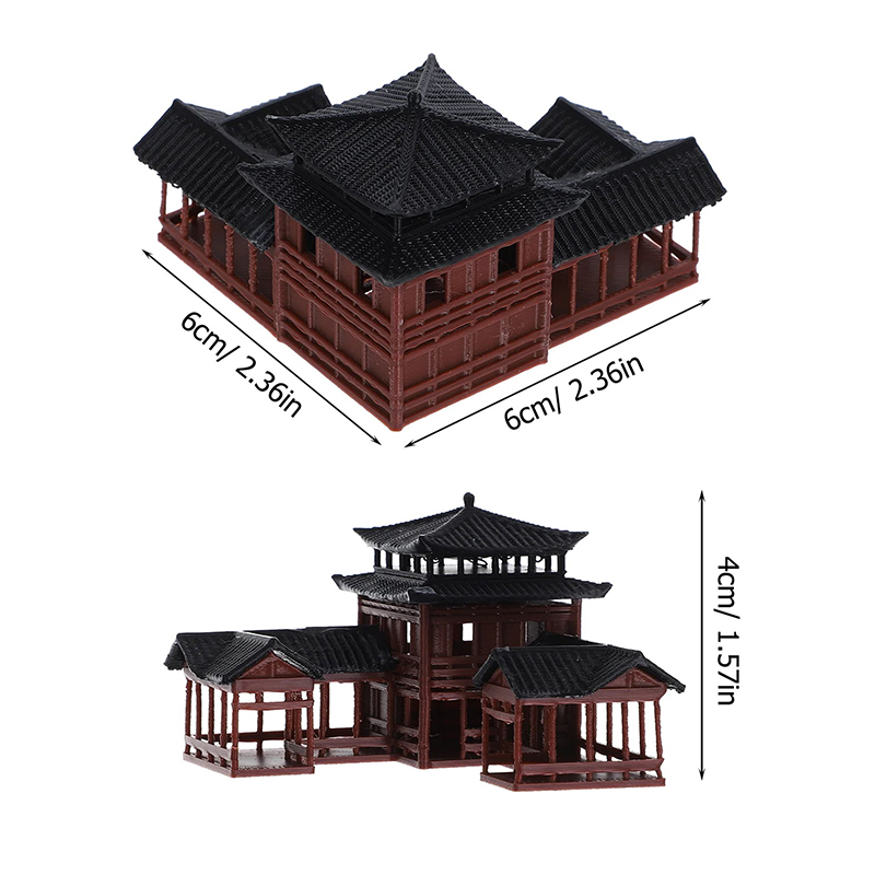 Ancient Building Model Miniatu - Japanese Garden Bonsai reseña y precio