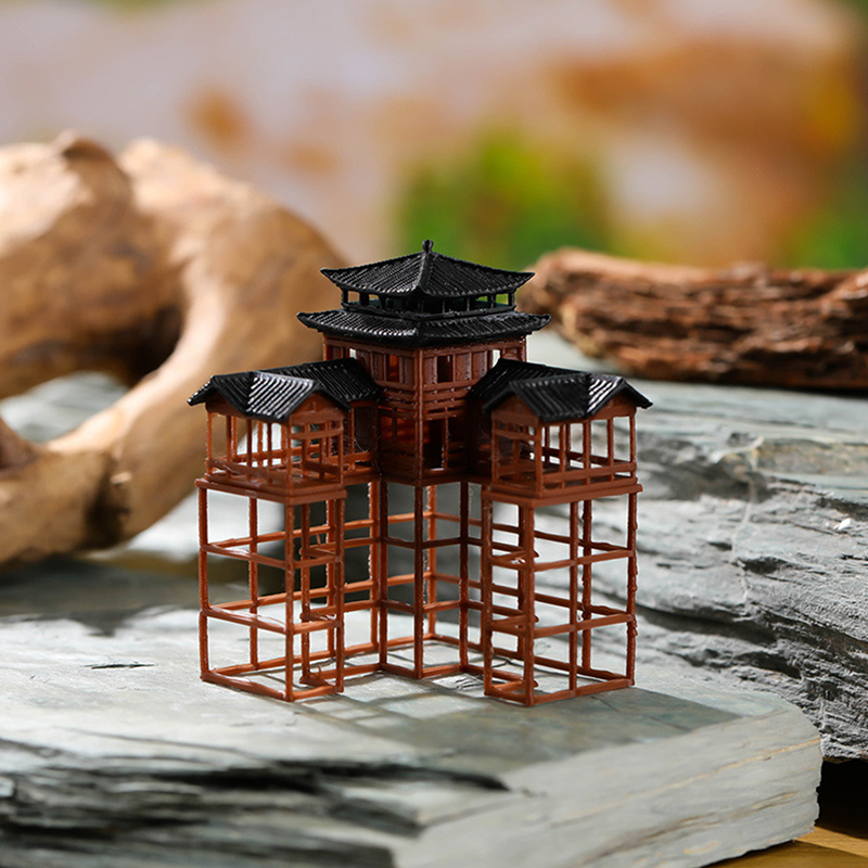 Ancient Building Model Miniatu - Japanese Garden Bonsai reseña y precio