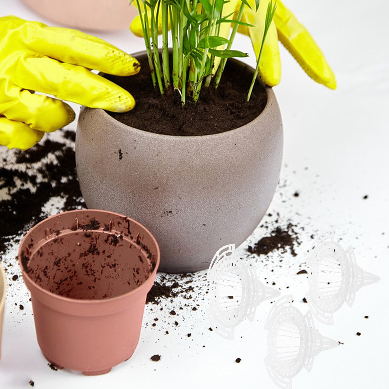 20Pcs Flower Pot Breathable Co - Bonsai Garden Pot reseña y precio