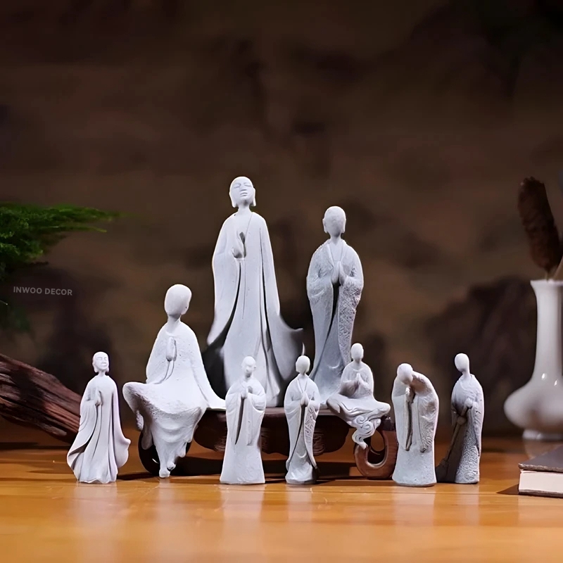Stone Buddha Statue Little Mon - Bonsai Garden Desk reseña y precio