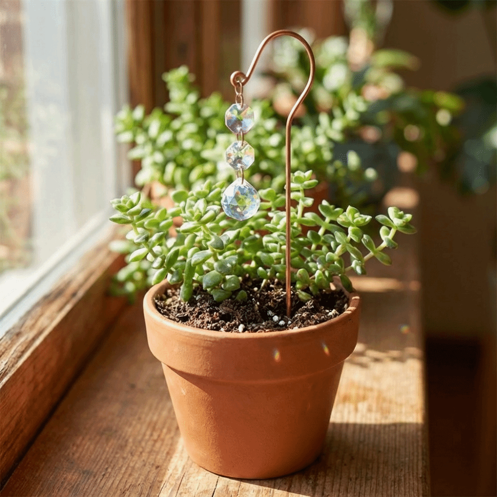 Reflective Crystal Garden Stak - Bonsai Garden Pot reseña y precio