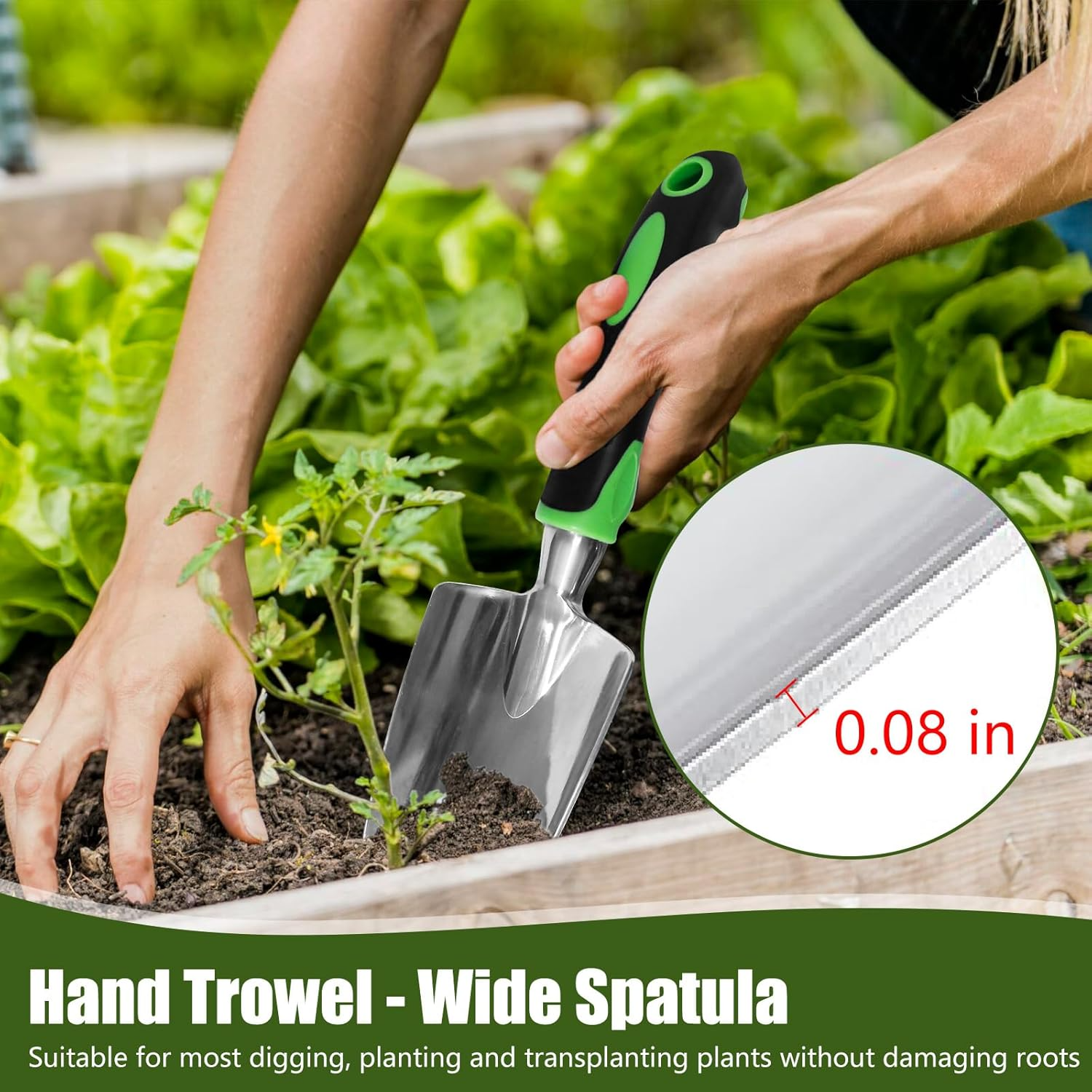 Garden hand tools set,3PCS Alu - Soil Scoop Tool reseña y precio