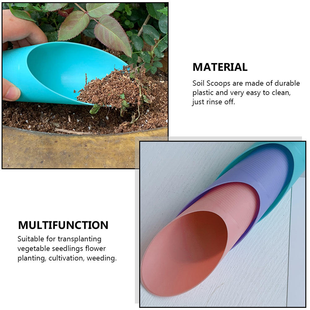 9Pcs Bonsai Soil Scoops Plasti - Soil Scoop Tool reseña y precio