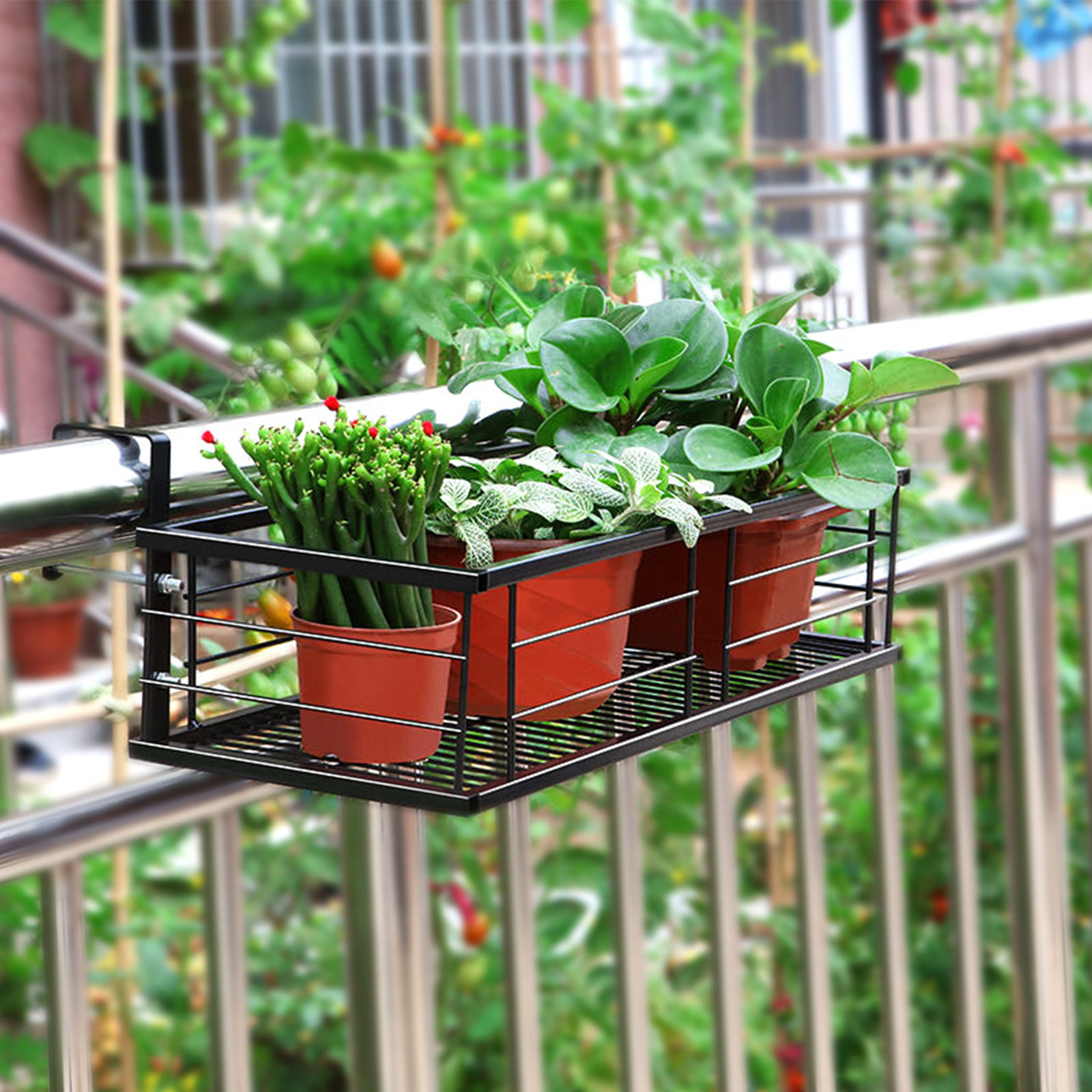 1Pcs Balcony Hanging Flower Po - Bonsai Garden Pot reseña y precio