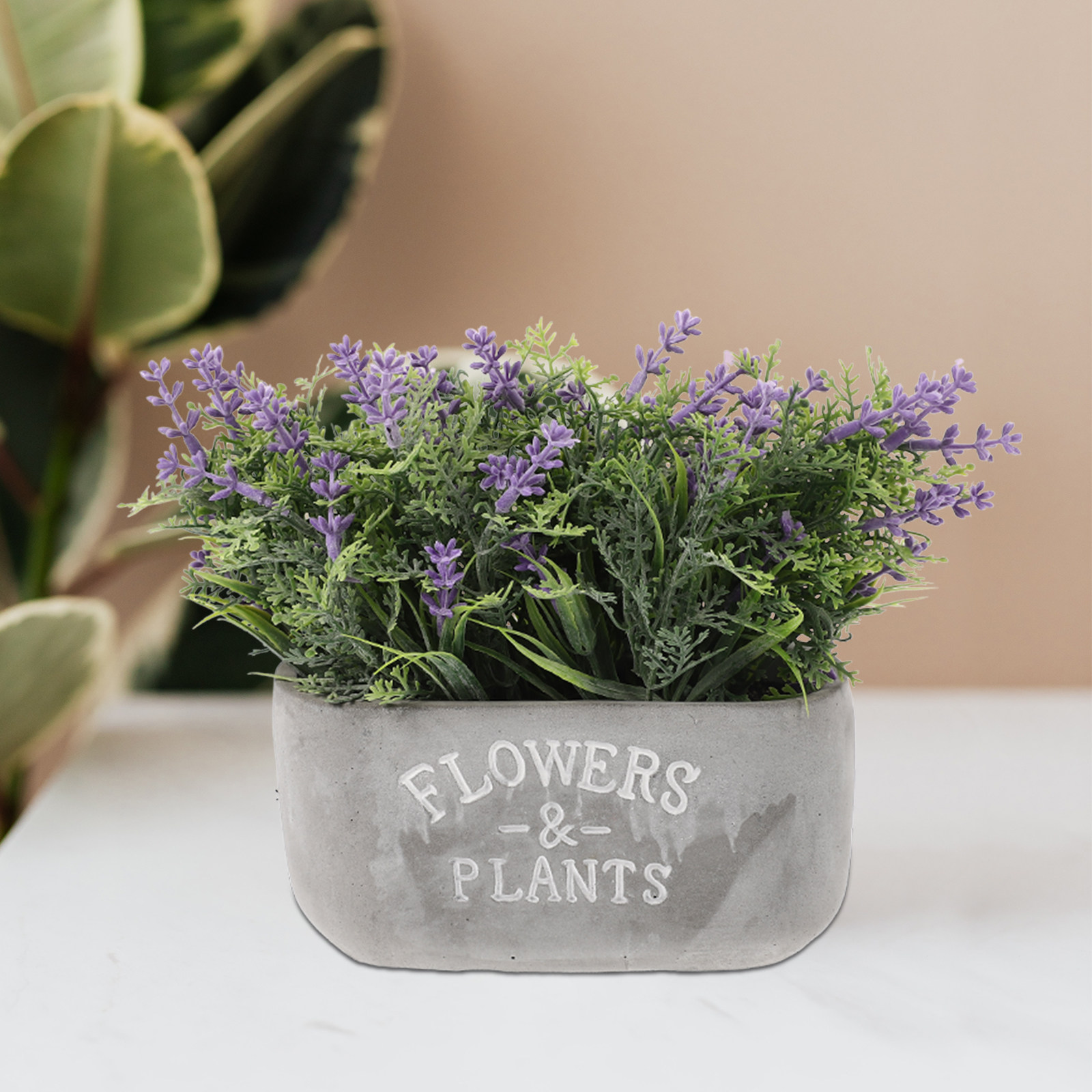Faux Lavender Bonsai Potted Ar - Bonsai Garden Desk reseña y precio