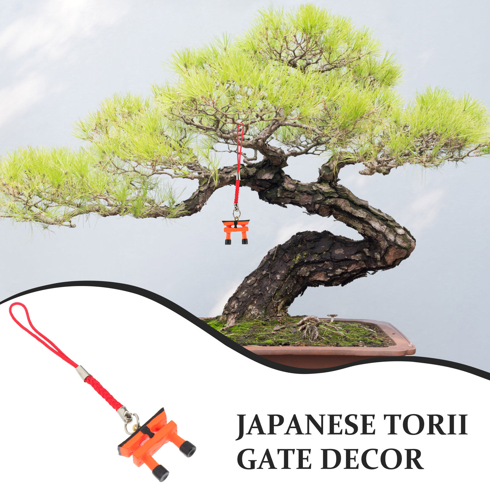 Miniature Torii Gate Decoratio - Japanese Garden Bonsai reseña y precio