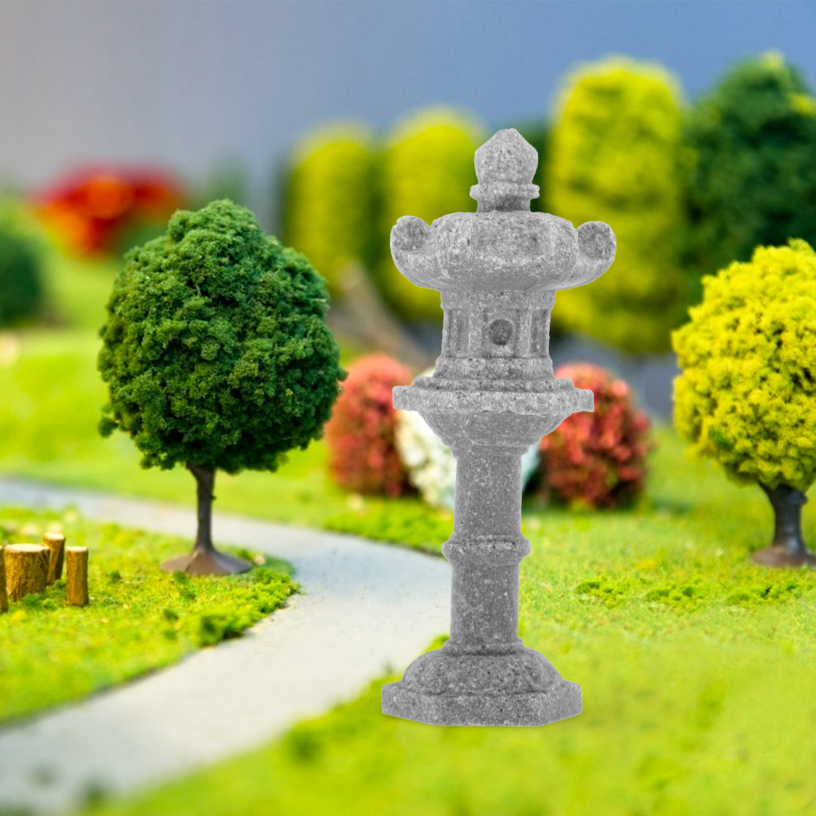 Miniature Pagoda Statue Japane - Japanese Garden Bonsai reseña y precio