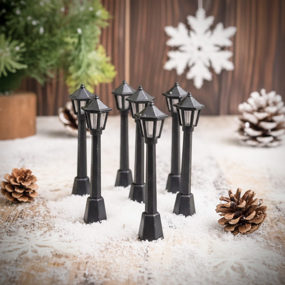 12Pcs Miniature Street Lights  - Japanese Garden Bonsai reseña y precio