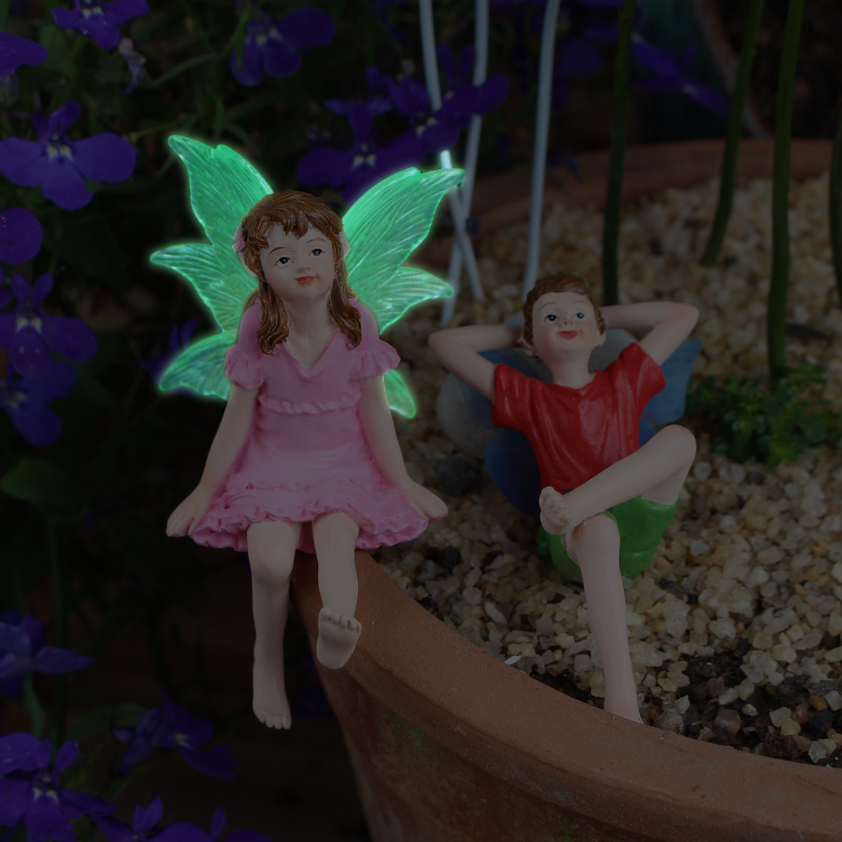 2pcs Couples Looking Up at the - Up Bonsai Garden reseña y precio
