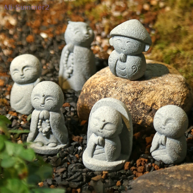 {Summer2} Mini Cute Buddha Sta - Japanese Garden Bonsai reseña y precio