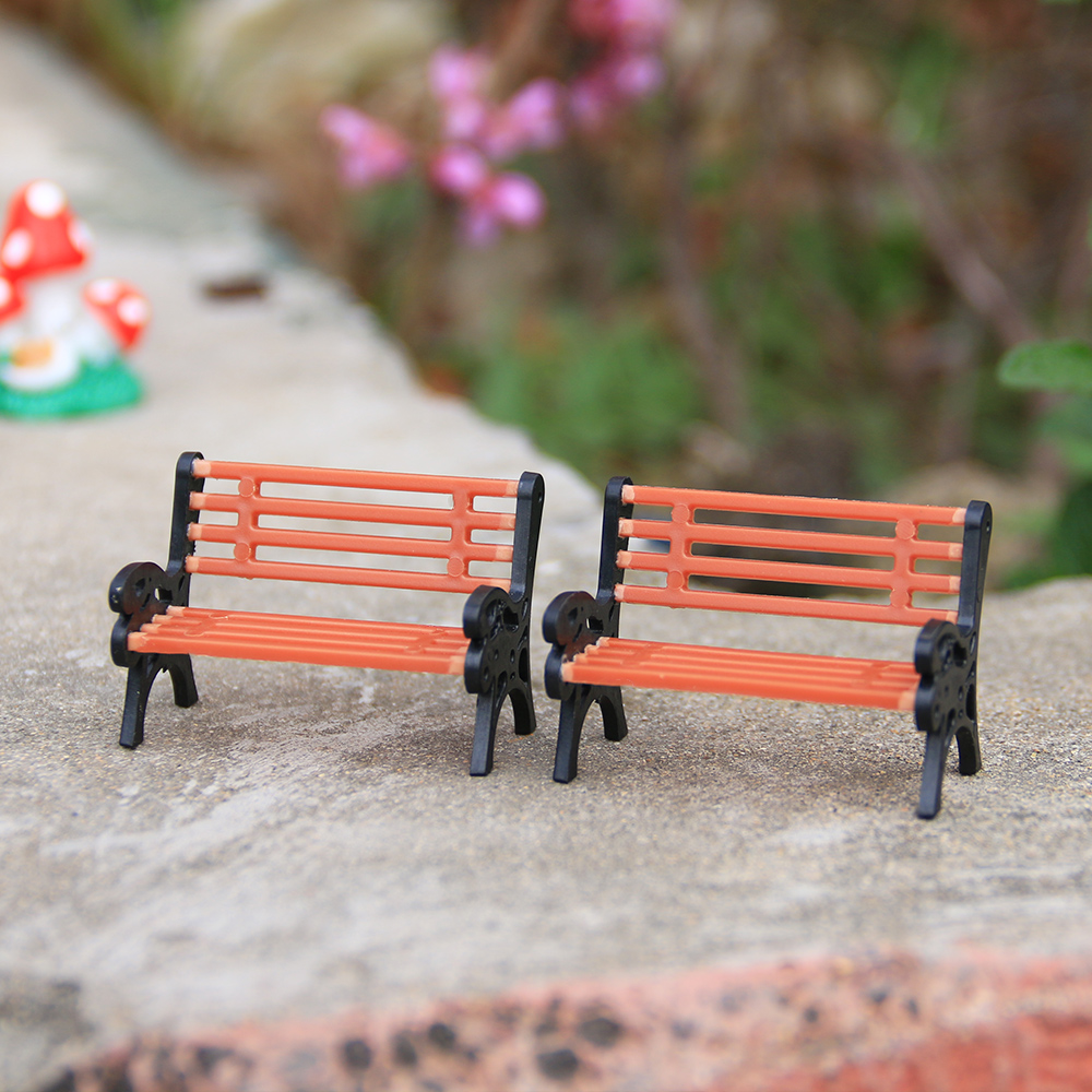 1PC Resin Miniature Bench Stoo - Bonsai Garden House reseña y precio