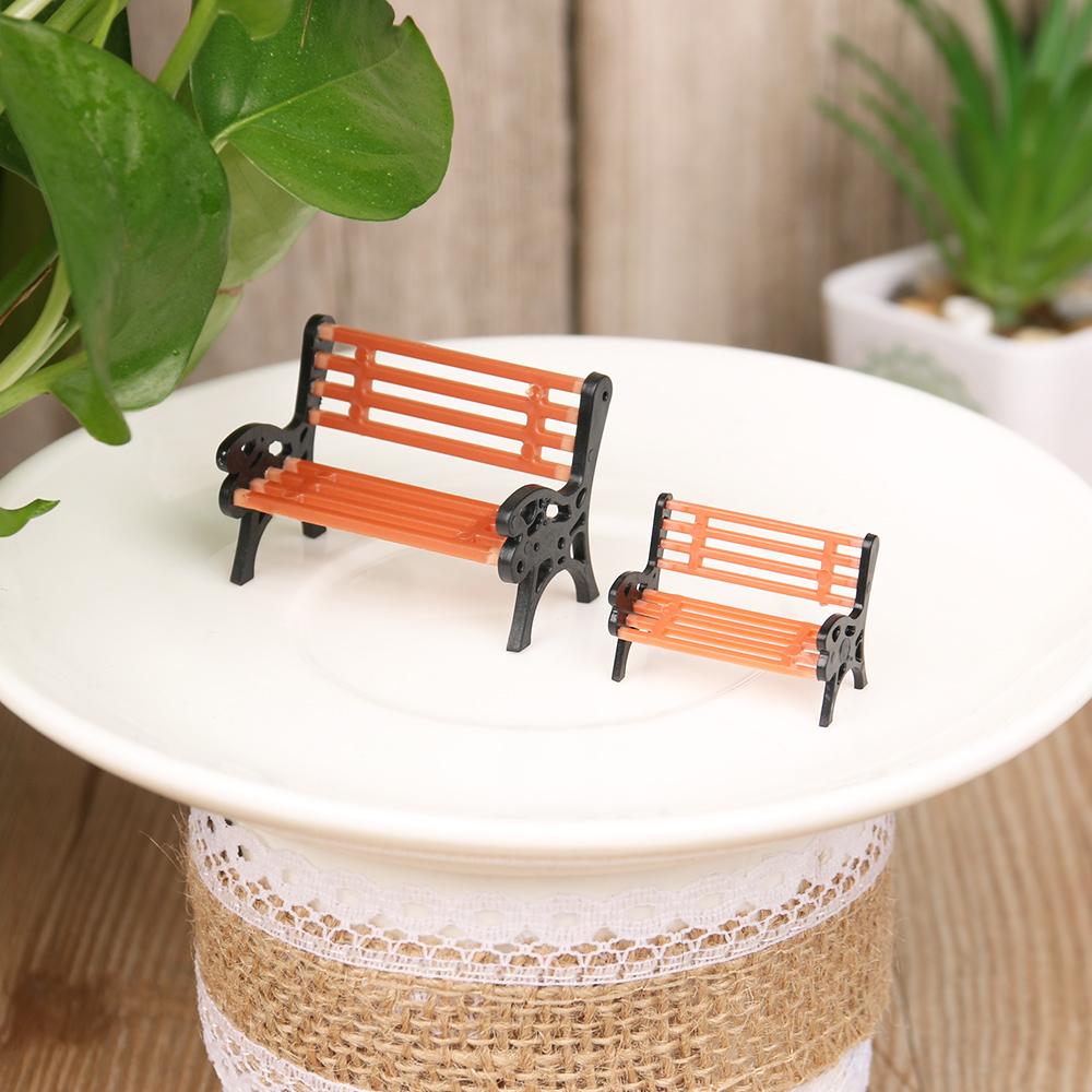 1PC Resin Miniature Bench Stoo - Bonsai Garden House reseña y precio