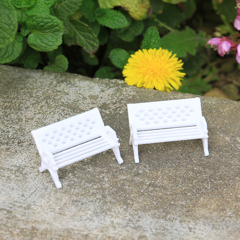 1PC Resin Miniature Bench Stoo - Bonsai Garden House reseña y precio